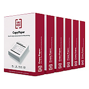 TRU RED Copy Paper, 92 Bright, 20 lb Bond Weight, 8.5 x 11, 600 Sheets/Ream, 6 Reams/Carton (TR62091)