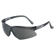 KleenGuard V20 Visio Safety Glasses, Black Frame, Black Indoor/Outdoor Lens (KCC14476)