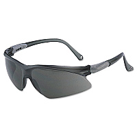 KleenGuard V20 Visio Safety Glasses, Black Frame, Black Indoor/Outdoor Lens (KCC14476)