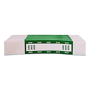 CONTROLTEK Currency Straps, $200, Self-Adhesive, 1,000/Pack (560017)