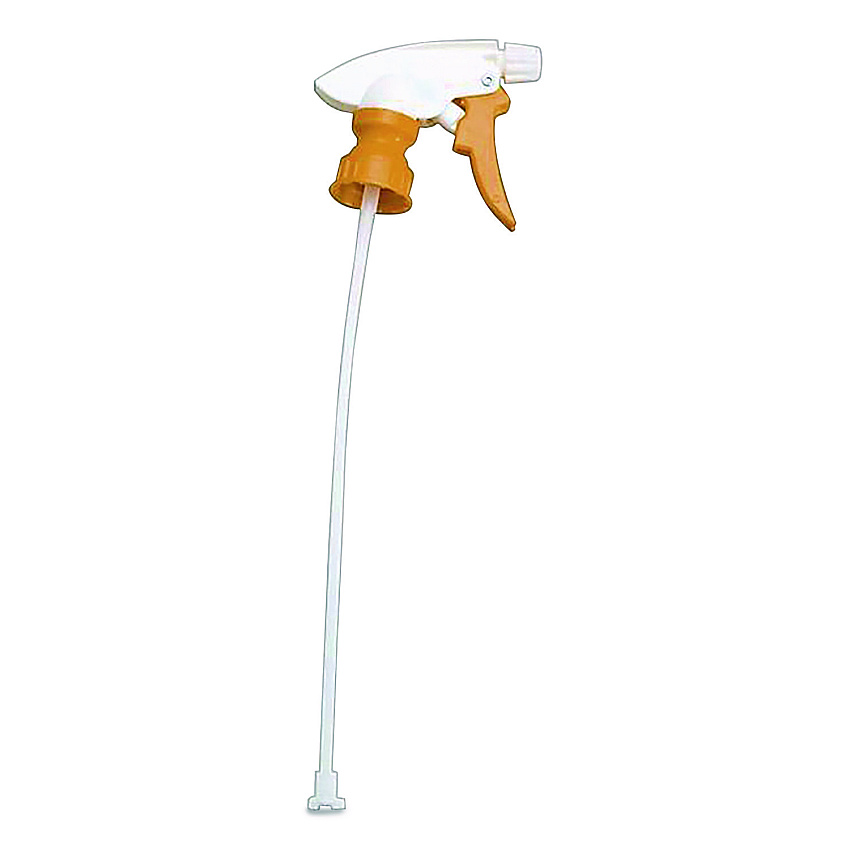 Impact Chemical Resistant Trigger Sprayer, 9.88" Tube, Fits 32 oz Bottles, Yellow/White (60192491EA)