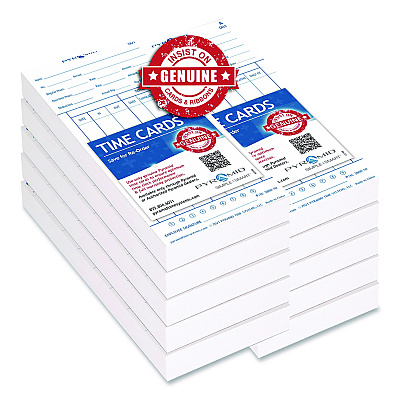 Pyramid Technologies Time Clock Cards For 3800 Time Clock, 1,000/Carton (380010MB)