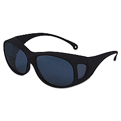 KleenGuard V50 OTG Safety Eyewear, Black Frame, Shade 5.0 IR/UV Lens (KCC21917)