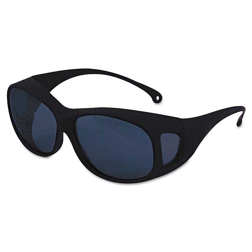 KleenGuard V50 OTG Safety Eyewear, Black Frame, Shade 5.0 IR/UV Lens (KCC21917)