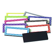 Teacher Created Resources Moroccan Magnetic Labels, 10 Assorted Colors, 2.5" x 1", 30/Pack (20684)