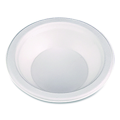 SCT ChampWare Molded Fiber Tableware, Bowl, 12 oz, White, 125/Sleeve, 8 Sleeves/Carton (18750WPF)