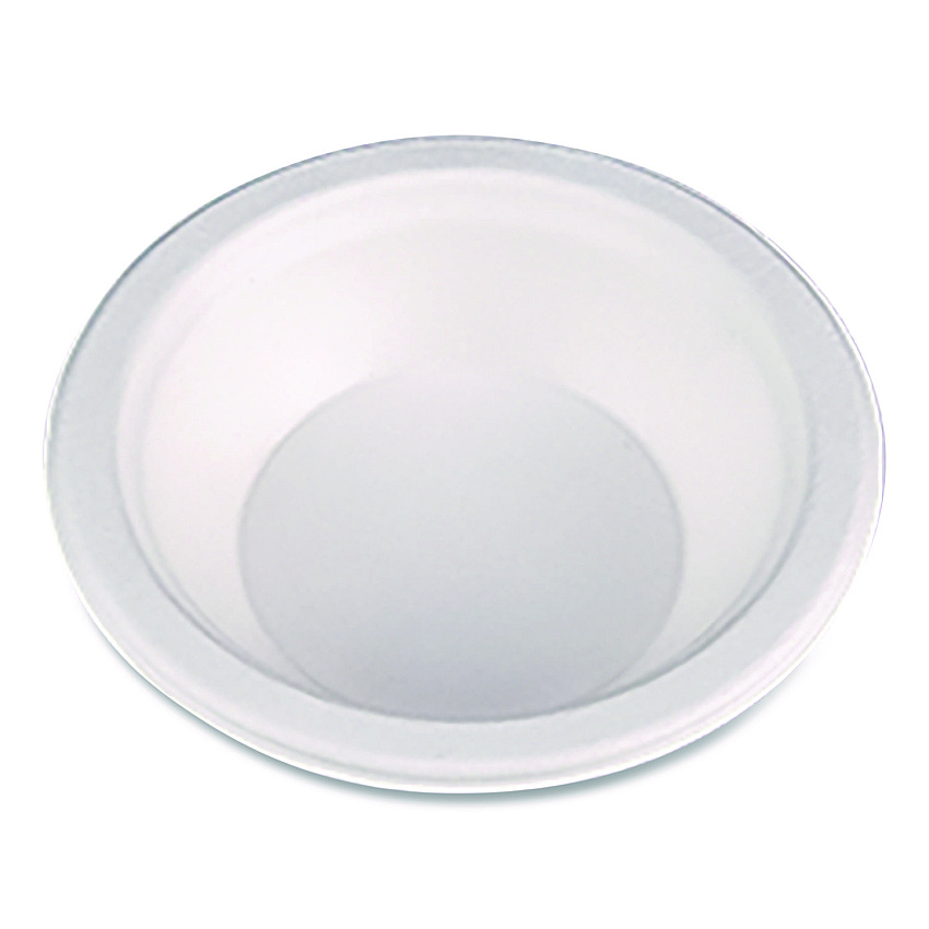 SCT ChampWare Molded Fiber Tableware, Bowl, 12 oz, White, 125/Sleeve, 8 Sleeves/Carton (18750WPF)
