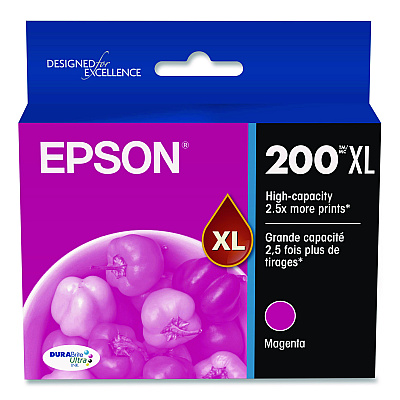 Epson T200XL320S (200XL) DURABrite Ultra High-Yield Ink, Magenta