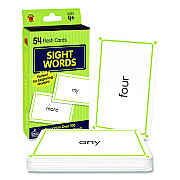 Carson-Dellosa Education Sight Words Flash Cards, Grades Pre-K to 1, 3.25" x 5.25", Assorted Colors, 54 Cards (0769664709)