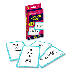 Carson-Dellosa Education Division 0 to 12 Flash Cards, Grades 4 to 6, 3.25" x 5.25", Assorted Colors, 54 Cards (0769677231)