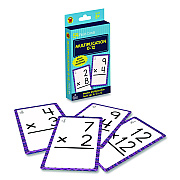 Carson-Dellosa Education Multiplication 0 to 12 Flash Cards, Grades 4 to 6, 3.25" x 5.25", Assorted Colors, 54 Cards (0769677436)