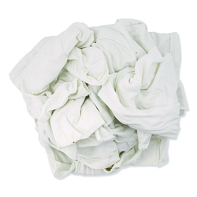 HOSPECO Knit Baby Diaper Rags, 2-Ply, 15 x 18, White, 25 lb/Carton (55525)