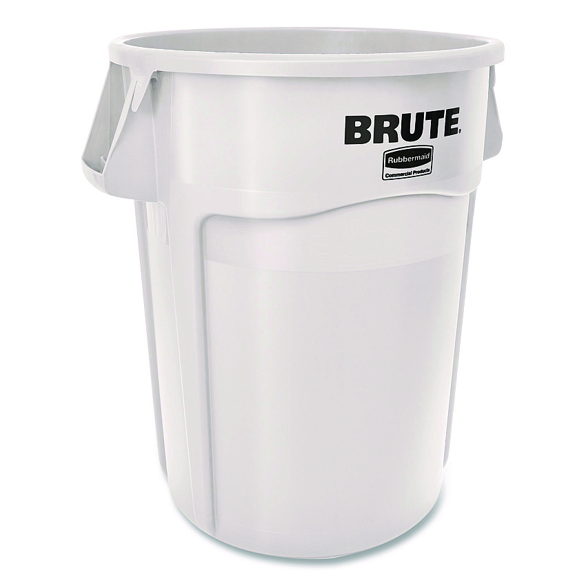 Rubbermaid Commercial Brute Container, 44 gal, Plastic, White (1779740EA)