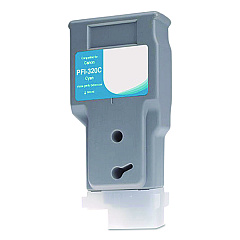 Clover Compatible Cyan Ink, Replacement for PFI-320 (PFI-320C), 330 mL (WCPFI320C)