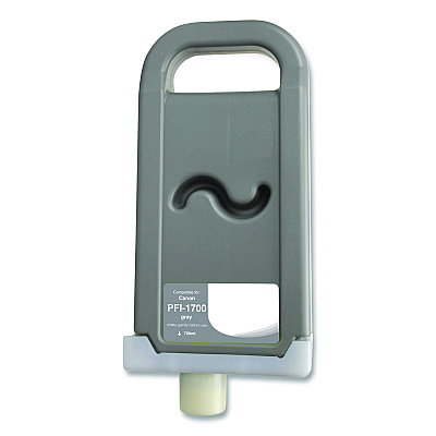 Clover Compatible Gray Ink, Replacement for PFI-1700 (0781C001AA), 700 mL (WCPFI1700G)