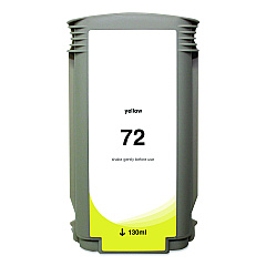 Clover Remanufactured Yellow High-Yield Ink, Replacement for 72 (C9373A), 130 mL (WH72Y)