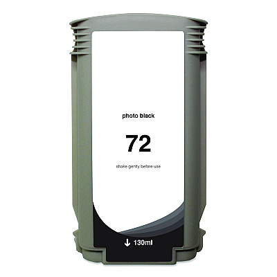 Clover Remanufactured Photo Black High-Yield Ink, Replacement for 72 (C9370A), 130 mL (WH72PB)