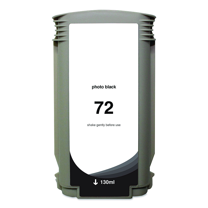 Clover Remanufactured Photo Black High-Yield Ink, Replacement for 72 (C9370A), 130 mL (WH72PB)