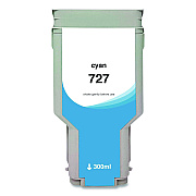 Clover Compatible Cyan High-Yield Ink, Replacement for 727XL (F9J76A), 300 mL (WH727XLC)
