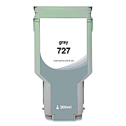 Clover Compatible Gray High-Yield Ink, Replacement for 727XL (F9J80A), 300 mL (WH727XLGY)