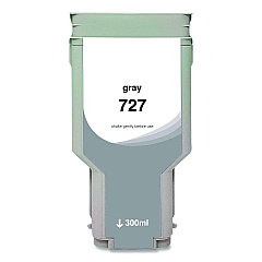 Clover Compatible Gray High-Yield Ink, Replacement for 727XL (F9J80A), 300 mL (WH727XLGY)