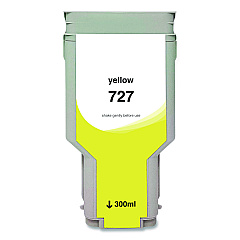 Clover Compatible Yellow High-Yield Ink, Replacement for 727XL (F9J78A), 300 mL (WH727XLY)