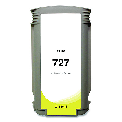 Clover Compatible Yellow Ink, Replacement for 727 (B3P21A), 130 mL (WH727Y)