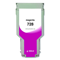 Clover Compatible Magenta Ink, Replacement for 728 (F9K16A), 300 mL (WH728M)