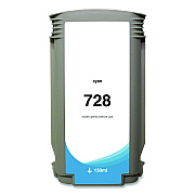 Clover Compatible Cyan Ink, Replacement for 728 (F9J67A), 130 mL (WH728SC)