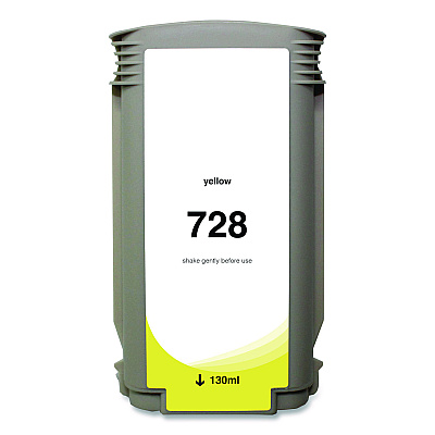 Clover Compatible Yellow Ink, Replacement for 728 (F9J65A), 130 mL (WH728SY)