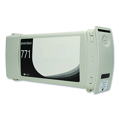 Clover Remanufactured Photo Black Ink, Replacement for 771 (CE043A, B6Y21A), 775 mL (WH771PB)
