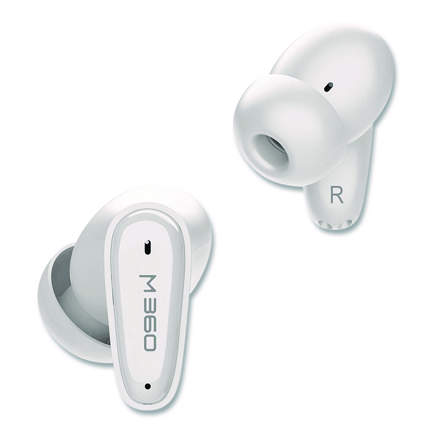 Morpheus 360 Nemesis True Wireless Earbuds, White (TW1800W)