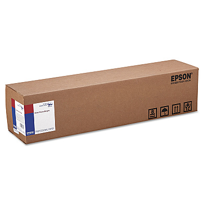 Epson Cold Press Bright Fine Art Paper Roll, 19 mil, 24" x 50 ft, Textured Matte White (S042314)
