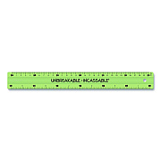 Maped Helix Unbreakable 12" Ruler, Standard/Metric, 12.72" Long, Randomly Assorted Color (245648)