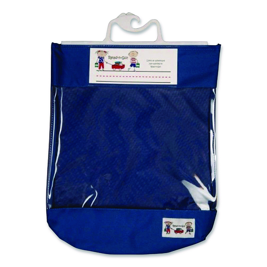 Victor Seat Sack Read-n-Go Reading Bag, 10.5 x 2 x 16, Blue (00080)