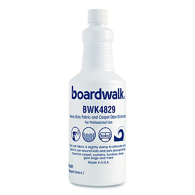 Boardwalk Fabric and Carpet Deodorizer, Fresh Scent, 32 oz Bottle, 6/Carton (4829)