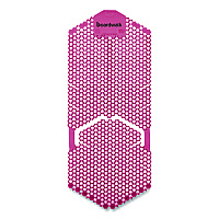 Boardwalk Vertical Urinal Screen, Spiced Apple Scent, Red, 5.22 oz, 6/Carton (VERUSRD)