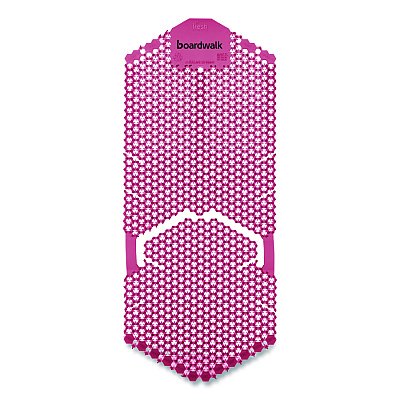 Boardwalk Vertical Urinal Screen, Spiced Apple Scent, Red, 5.22 oz, 6/Carton (VERUSRD)