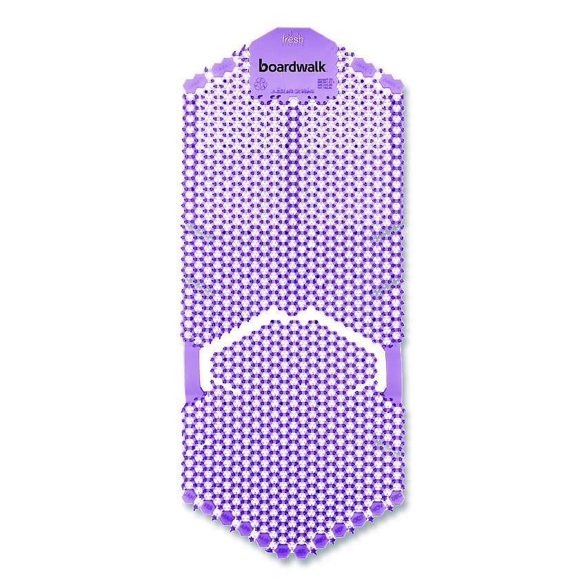 Boardwalk Vertical Urinal Screen, Lavender Scent, Purple, 5.22 oz, 6/Carton (VERUSPUR)