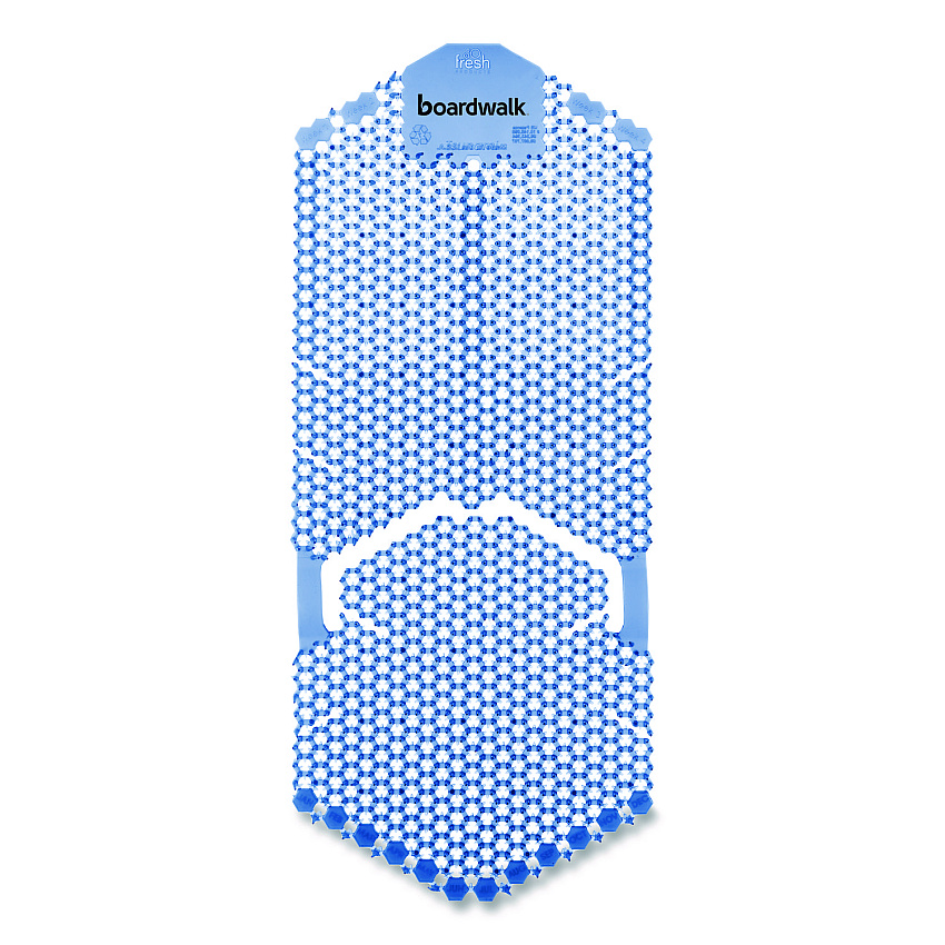 Boardwalk Vertical Urinal Screen, Cotton Blossom Scent, Blue, 5.22 oz, 6/Carton (VERUSCL)