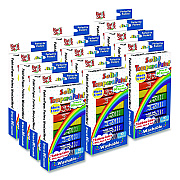 TPG Creations Kwik Stix Tempera Paint Set, Regular Size, 0.7" x 3.5", 10 Assorted Colors, 10/Pack, 12 Packs/Carton (69912)