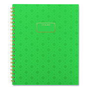 AT-A-GLANCE Badge Geo Weekly/Monthly Planner, 11 x 8.5, Green Cover, 13-Month (Jan-Jan): 2026 (1753G905)