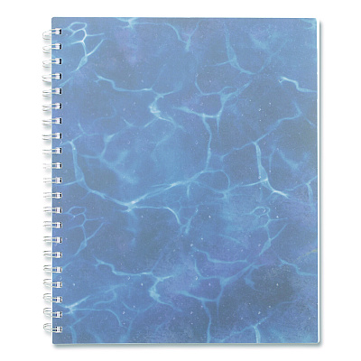 Cambridge Abyss Weekly/Monthly Planner, 11 x 8.5, Water-Inspired Artwork, Blue Cover, 12-Month (Jan-Dec): 2026 (1756905)