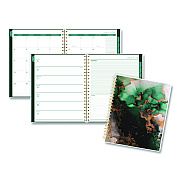 Cambridge Emerald Isle Weekly/Monthly Planner, 11 x 8.5, Green Marbled Cover, 12-Month (Jan-Dec): 2026 (1758905)