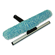 Boardwalk Combo Window Washer and Squeegee, 12" Wide Blade, Black (WWSQ12)