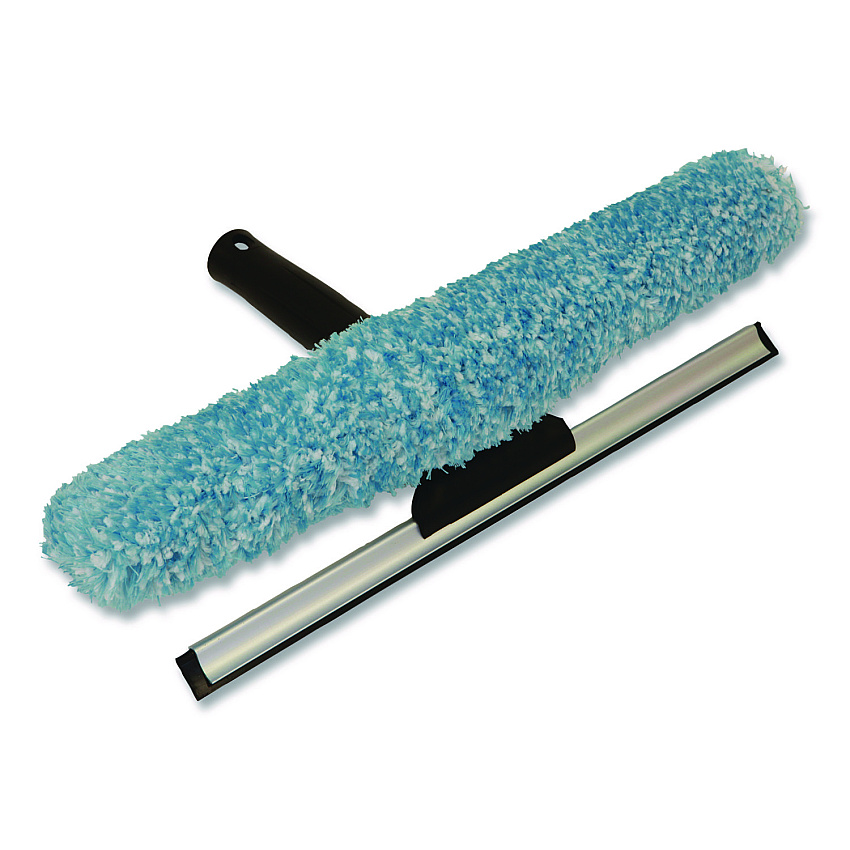Boardwalk Combo Window Washer and Squeegee, 12" Wide Blade, Black (WWSQ12)