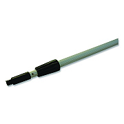 Boardwalk Aluminum Extension Pole, 96", Silver/Black (8POLE6)