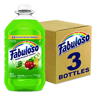 Fabuloso Multi-Use Cleaner, Passion of Fruits Scent, 169 oz Bottle, 3/Carton (61037887)