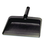 Carlisle Flo-Pac Flexible Plastic Dustpan, 8 x 12, Plastic, Black (36143703)