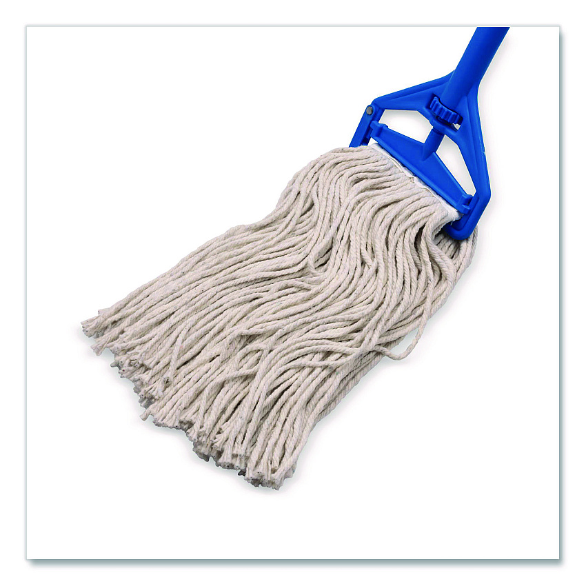 Carlisle Full Weight Cut End Mop Head, Cotton, 16 oz, White (369716B00)